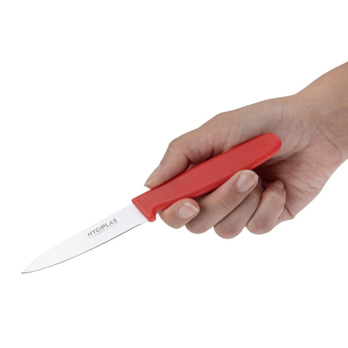 Hygiplas Paring Knife Red 8.5cm Hygiplas