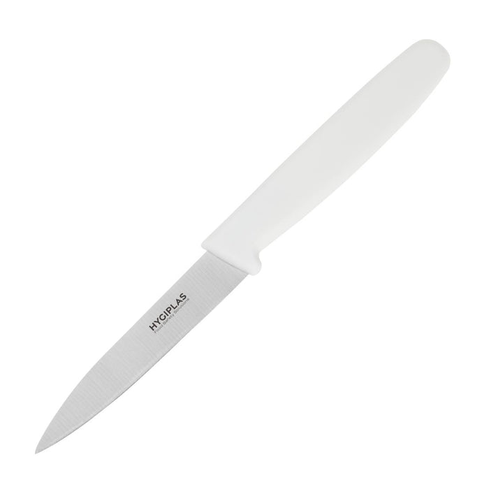Blade Length: 3". Weight: 20g. White for dairy