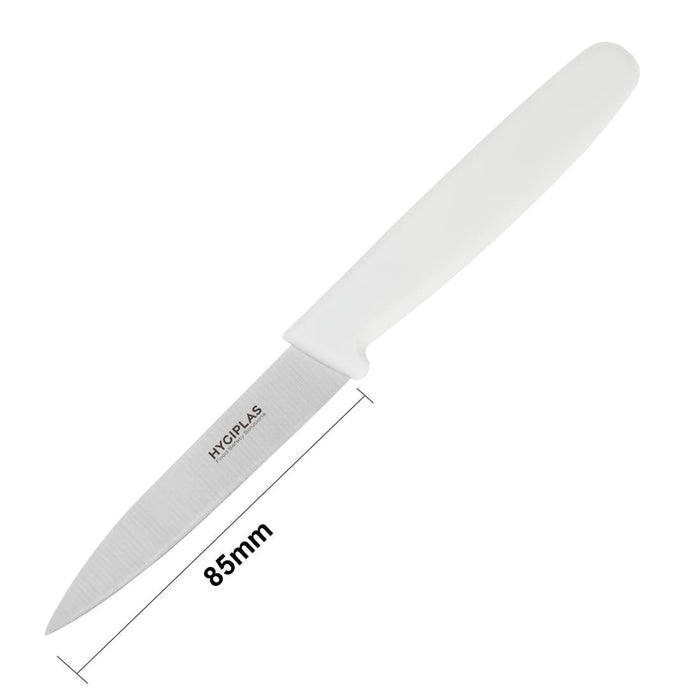Hygiplas Paring Knife White 8.5cm Hygiplas