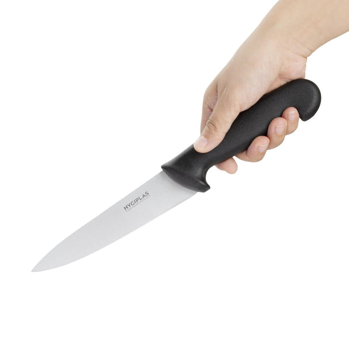 Hygiplas Chef Knife Black 15.5cm Hygiplas