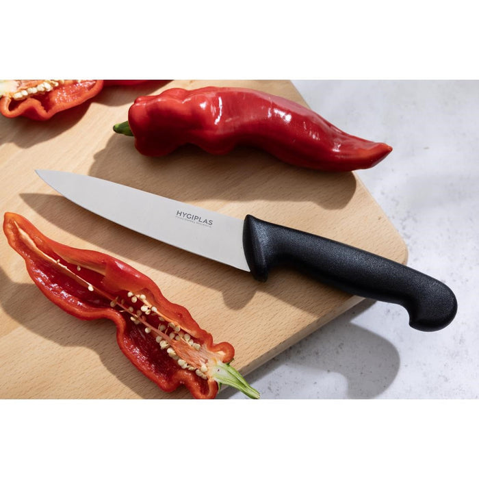 Hygiplas Chef Knife Black 15.5cm Hygiplas