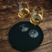 Olympia Kristallon Polypropylene Round Non-Slip Tray Black 280mm Olympia