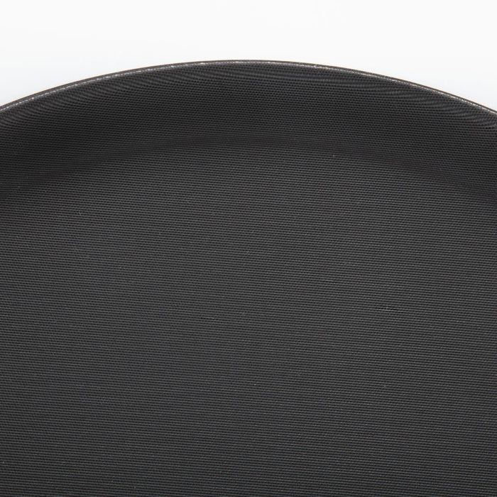 Olympia Kristallon Polypropylene Round Non-Slip Tray Black 356mm Olympia