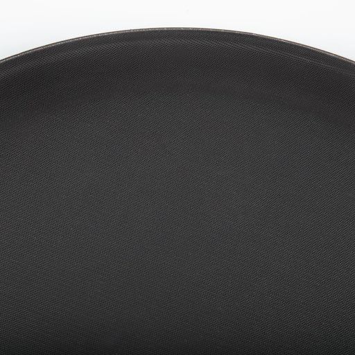 Olympia Kristallon Polypropylene Round Non-Slip Tray Black 406mm Olympia