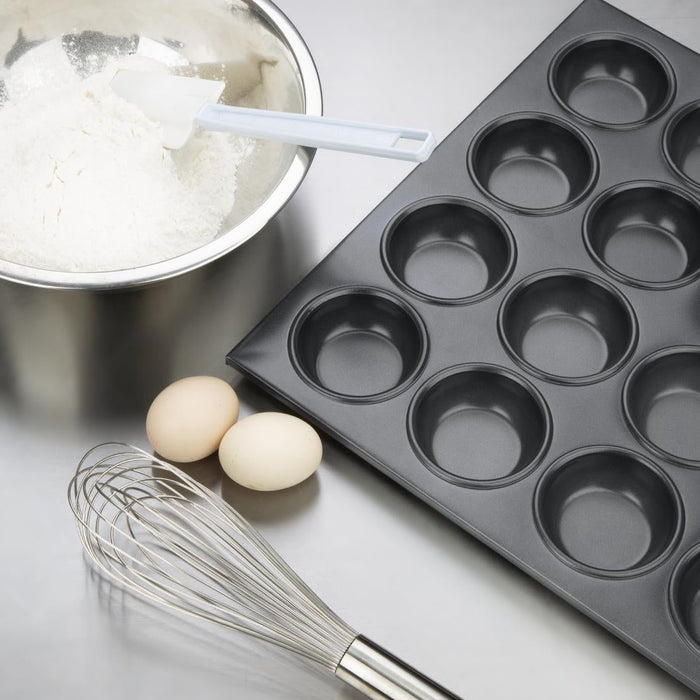 Vogue Aluminium Non-Stick Muffin Tray 24 Cup Vogue