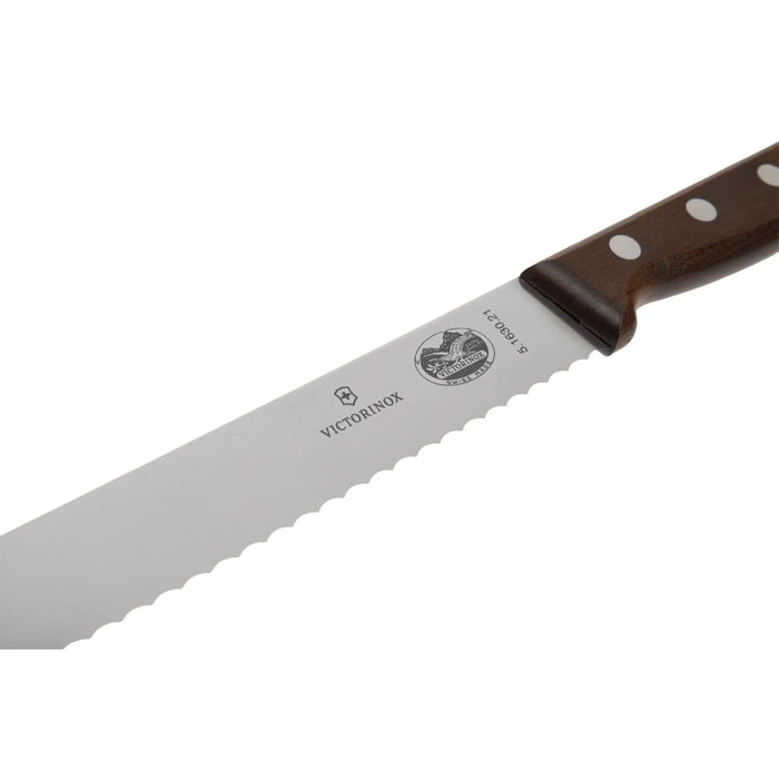 Victorinox Serrated Bread Knife Wooden 21.5cm Victorinox