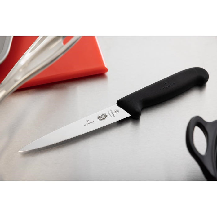 Victorinox Fibrox Fillet Knife Black 15.2cm Victorinox