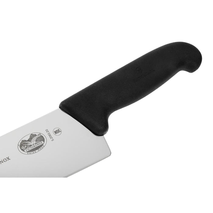 Victorinox Fibrox Extra Broad Carving Knife Black 20.3cm Victorinox