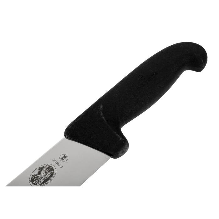 Victorinox Fibrox Butchers Steak Knife Black 25.4cm Victorinox