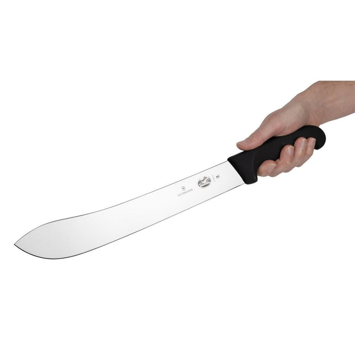 Victorinox Fibrox Butchers Steak Knife Black 30.5cm Victorinox