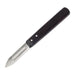 Double sided stainless steel blade. Attractive rosewood handle.