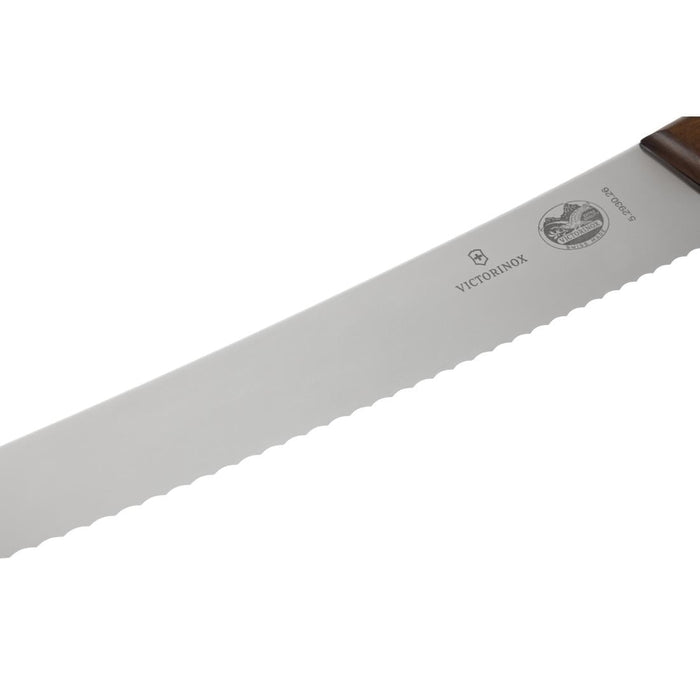 Victorinox Serrated Pastry Knife Wooden 25.5cm Victorinox
