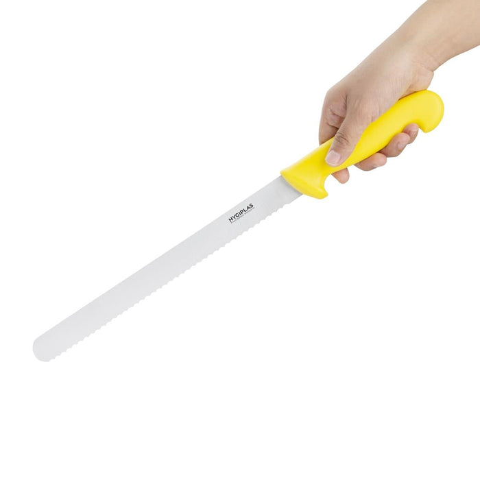 Hygiplas Serrated Slicer Yellow 30.5cm Hygiplas