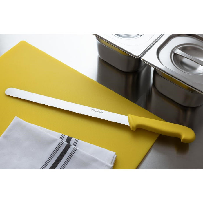 Hygiplas Serrated Slicer Yellow 30.5cm Hygiplas