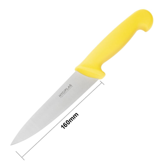 Hygiplas Chef Knife Yellow 15.5cm Hygiplas