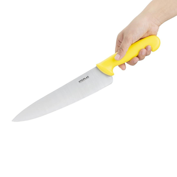 Hygiplas Chef Knife Yellow 25cm Hygiplas