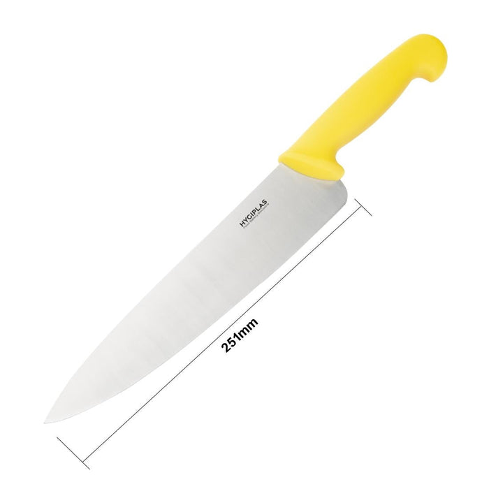 Hygiplas Chef Knife Yellow 25cm Hygiplas