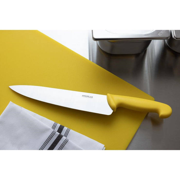 Hygiplas Chef Knife Yellow 25cm Hygiplas