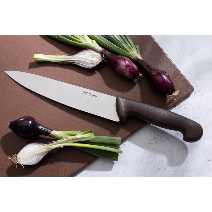Hygiplas Chef Knife Brown 21.8cm Hygiplas