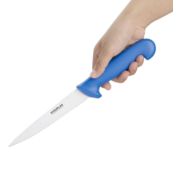Hygiplas Fillet Knife Blue 16cm Hygiplas