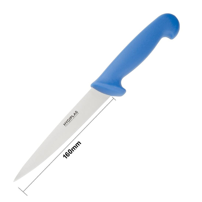 Hygiplas Fillet Knife Blue 16cm Hygiplas