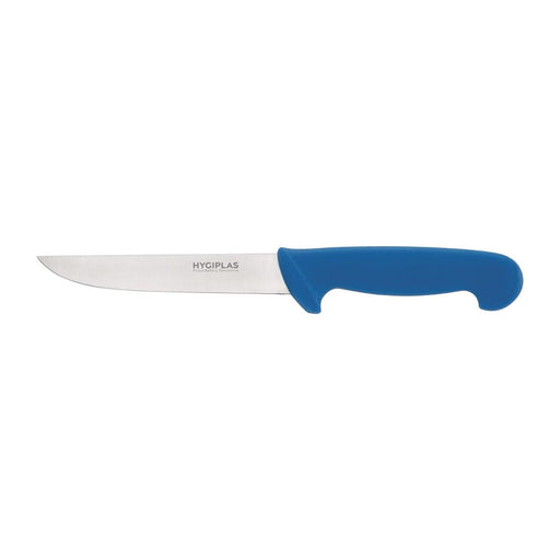Hygiplas Stiff Blade Boning Knife Blue 15cm Hygiplas