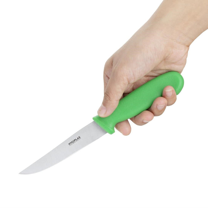 Hygiplas Vegetable Knife Green 10.5cm Hygiplas