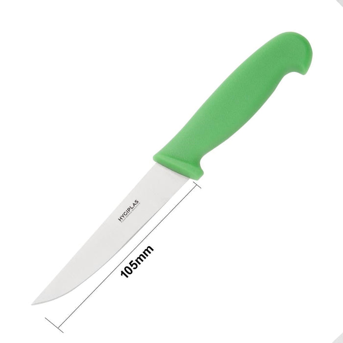 Hygiplas Vegetable Knife Green 10.5cm Hygiplas