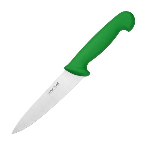 Blade Length: 6.25". Weight: 130g. Green for salads and fruits