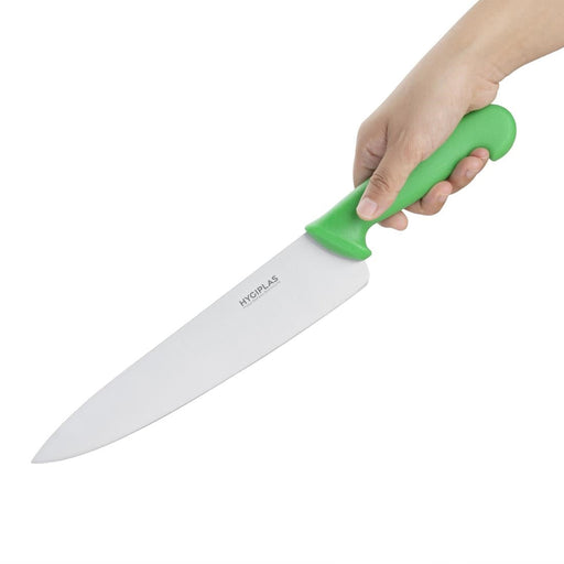 Hygiplas Chef Knife Green 25cm Hygiplas