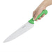 Hygiplas Chef Knife Green 25cm Hygiplas
