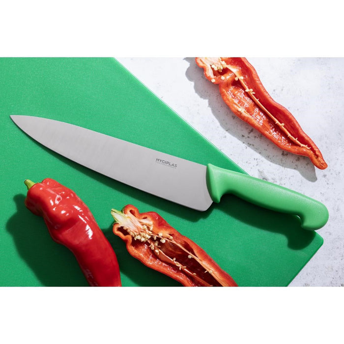 Hygiplas Chef Knife Green 25cm Hygiplas