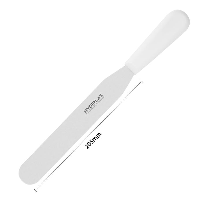 Hygiplas Straight Blade Palette Knife White 20cm Hygiplas