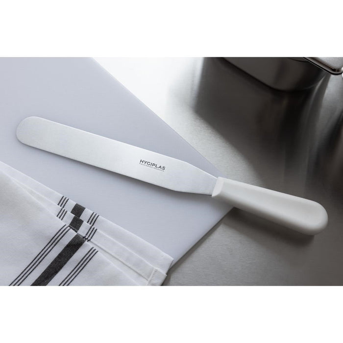 Hygiplas Straight Blade Palette Knife White 20cm Hygiplas