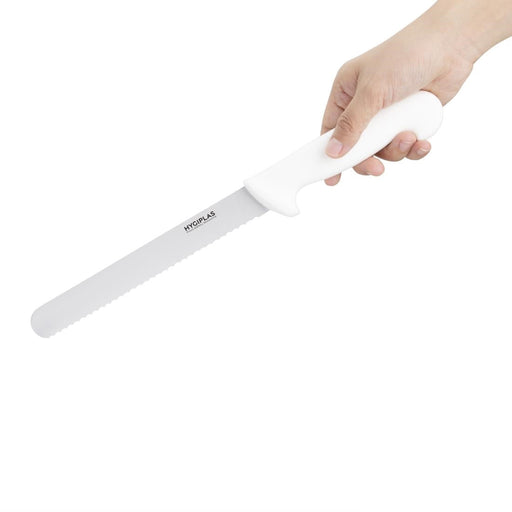 Hygiplas Bread Knife White 20.5cm Hygiplas