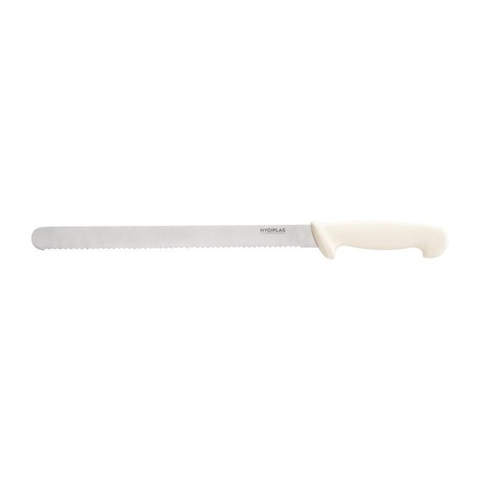 Hygiplas Serrated Slicer White 30.5cm Hygiplas