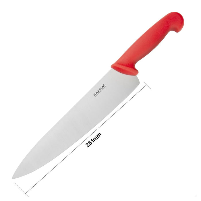 Hygiplas Chef Knife Red 25cm Hygiplas