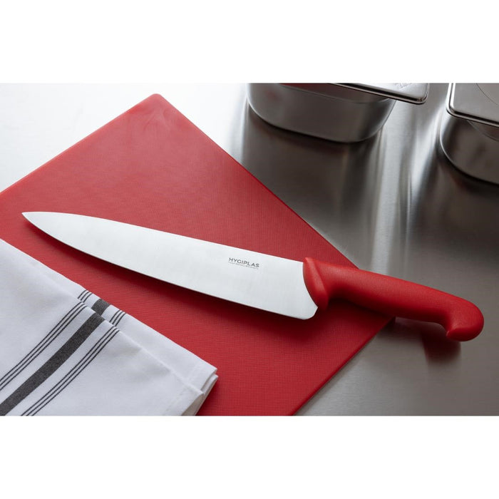 Hygiplas Chef Knife Red 25cm Hygiplas