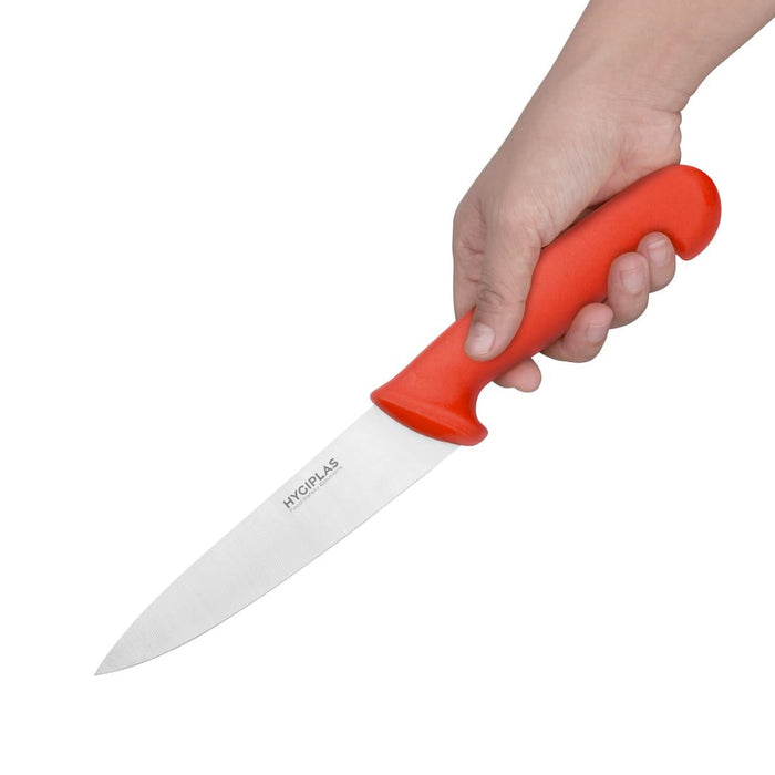 Hygiplas Chef Knife Red 15.5cm Hygiplas
