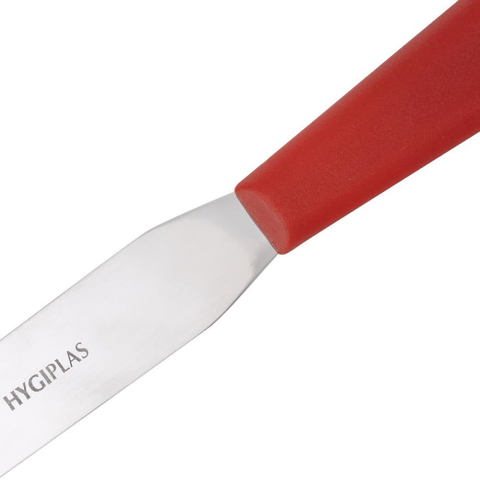 Hygiplas Straight Blade Palette Knife Red 20.5cm Hygiplas