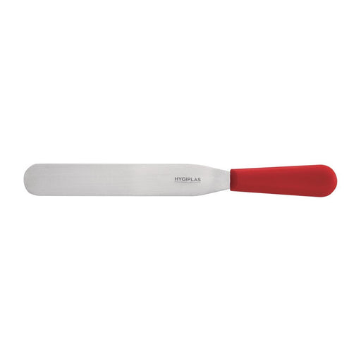 Hygiplas Straight Blade Palette Knife Red 20.5cm Hygiplas