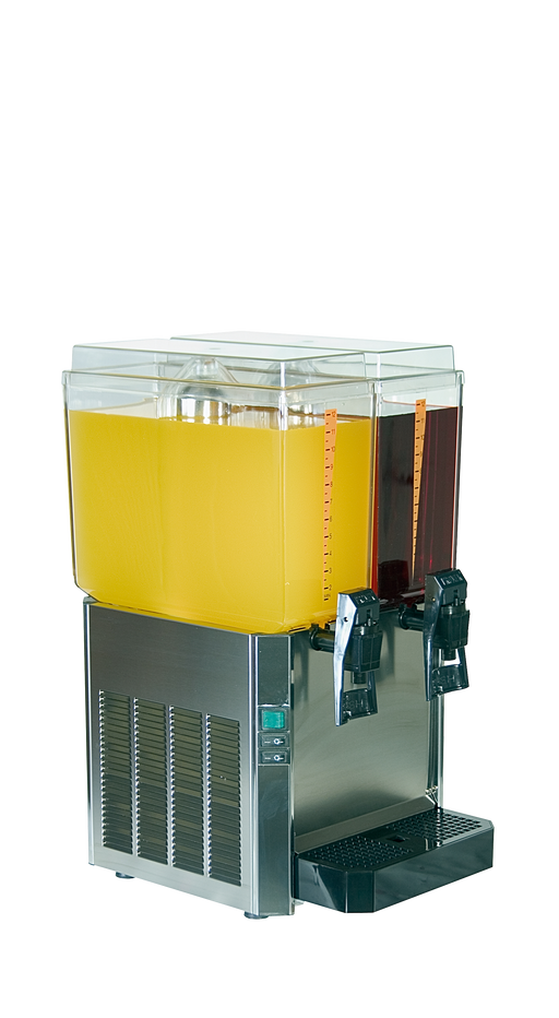 Promek VL223 Refrigerated Juice Dispenser - 2 x 11.5 Ltr Promek
