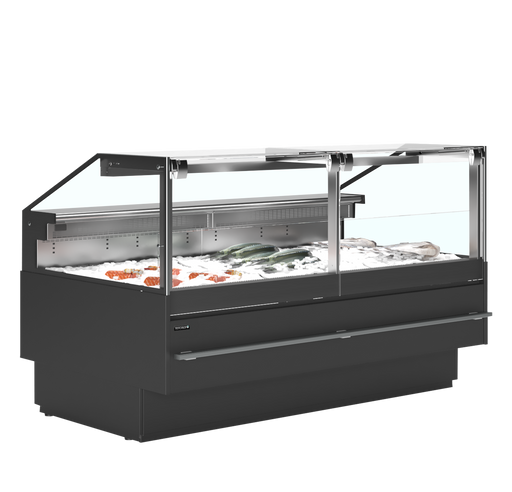 Serve Over Counter Premium Serve Over Counter Display For Fresh Fish On Ice Canmac Catering Equipment