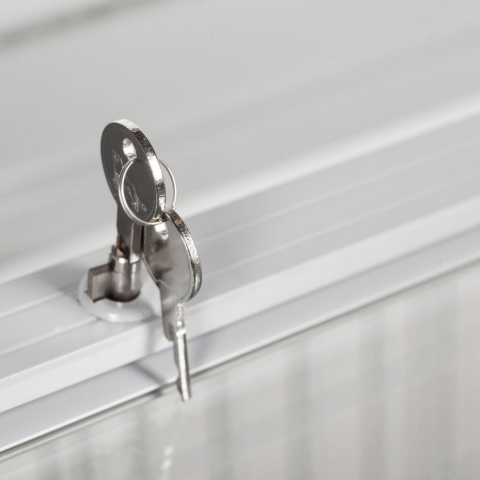 Sliding Curved Glass Lid Chest Freezer TEFCOLD