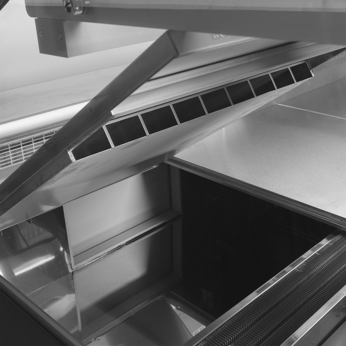 Serve Over Counter Premium Serve Over Counter Display With 900 Mm Deck Canmac Catering Equipment