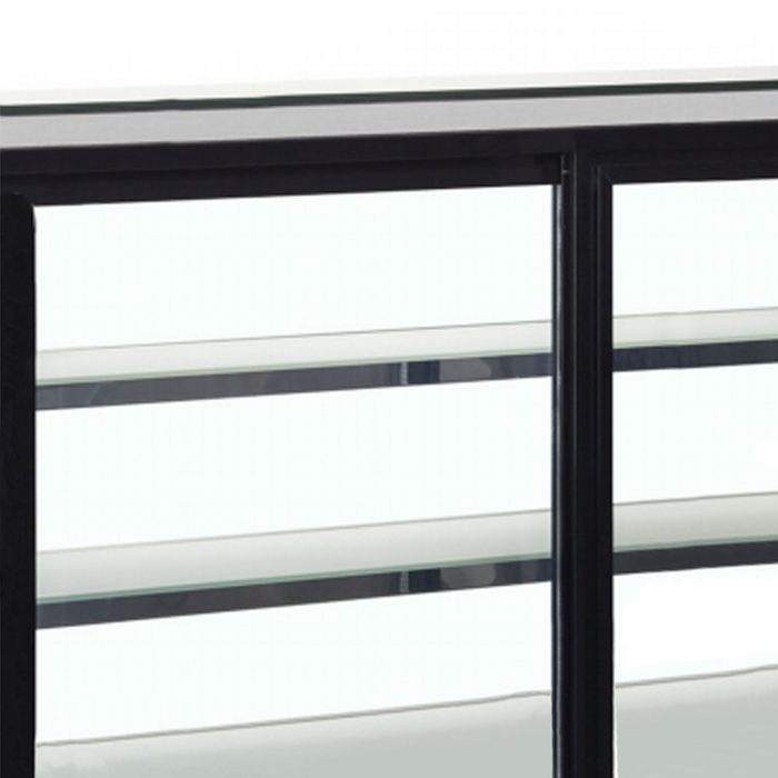 Interlevin LCT750F Flat Glass Counter Top Display - 700mm