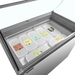 Scoop Ice Cream Display Static Scoop Ice Cream Freezer TEFCOLD