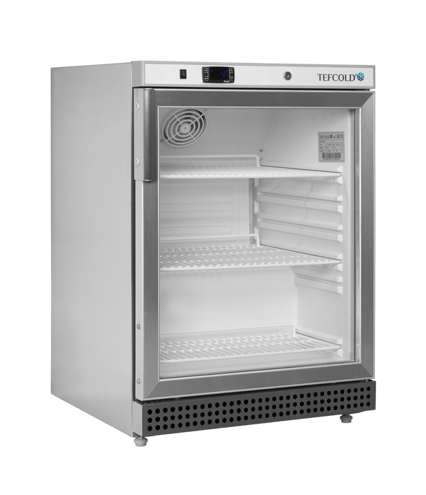 Tefcold UR200SG Compact Glass Door Fridge