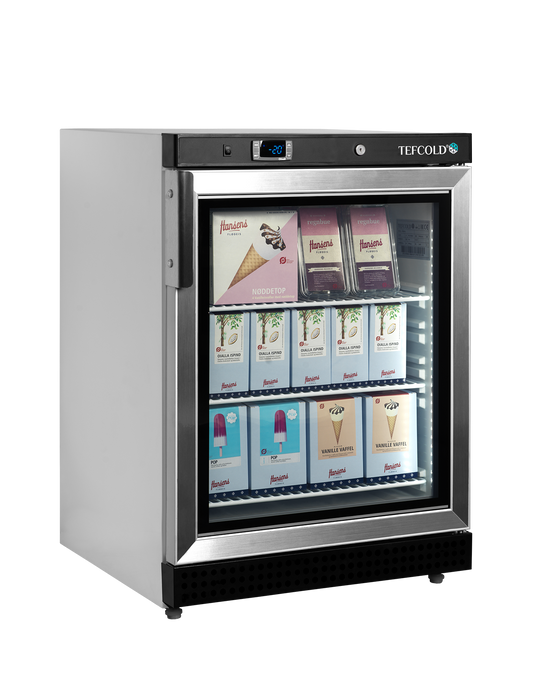 Tefcold UF200VG Single Door Glass Display Freezer