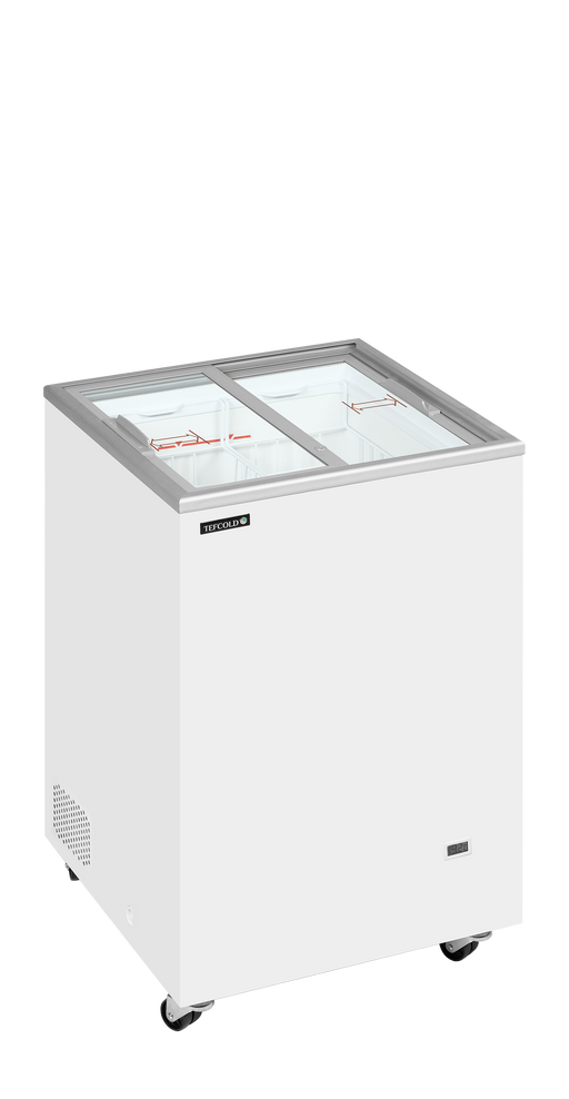 Ice Cream Freezer Chest Freezer With Flat Sliding Glass Lids TEFCOLD